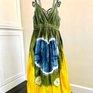 Tie dye Maxi dress for spring summer